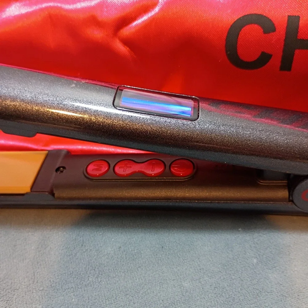 CHI G2 Ceramic and Titanium 1 inch Hair Styling Flat Iron Charcoal GF1595